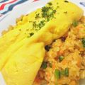 U☆kaoru's cooksnap of when they made ＊簡単！たんぽぽオムライス＊.