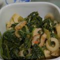 キルヘボン's cooksnap of when they made ゆかりのイブクロ　小松菜と油揚げの煮浸し.