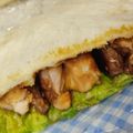moeoke's cooksnap of when they made サンドイッチ(照り焼きチキン).