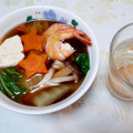 akoreana's cooksnap of when they made 【一人鍋】海老と帆立の海鮮塩鍋.