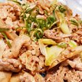 マックスの母's cooksnap of when they made 豚❤ごぼうのレモンバター醤油.