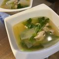まっきー♪３７'s cooksnap of when they made 大根と鶏肉の香菜(パクチー)スープ.