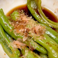 福's cooksnap of when they made 福耳とうがらしの煮びたし.