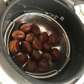 lovemoco's cooksnap of when they made 栗の皮むきレシピ改訂秘密はハサミと圧力鍋.