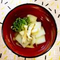 クックみゅーみゅー's cooksnap of when they made 松茸たっぷり✨今年のお吸い物.
