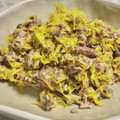 mayuまゆ56's cooksnap of when they made 菊の花とさば缶のあえもの.
