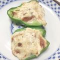 マヨメロディー's cooksnap of when they made とってもヘルシー^ ^ピーマン豆腐詰め.