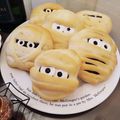 arutoren's cooksnap of when they made ハロウィン☆ミイラのパン♪二種.