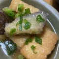 love385's cooksnap of when they made ナスとオクラ入りみぞれ煮の揚げ出し豆腐✿.