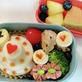 ぶらじるごはん's cooksnap of when they made お誕生日ケーキのお弁当♪（簡単キャラ弁）.