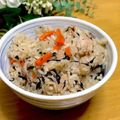 ルパンのかあさん☆彡's cooksnap of when they made 栄養満点！ひじきとツナの炊き込みごはん.