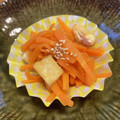 ペーパー谷's cooksnap of when they made お弁当に！人参と油揚げの炒め物.