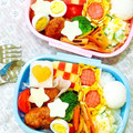 nico☆ママ's cooksnap of when they made お弁当に！市松模様のりんごの飾り切り.