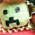 namacha44's cooksnap of when they made キャラ弁＊マインクラフト クリーパー弁当.