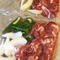 tikariri's cooksnap of when they made 【下味冷凍】豚肉のゴマ照り焼き.