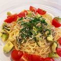 ＊ひっとみー＊'s cooksnap of when they made 和風☆アボカドとしらすの冷製パスタ.