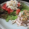 0000005's cooksnap of when they made 豆腐にモッツァレラがかくれんぼサラダ♪.