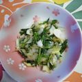 くネコまろす's cooksnap of when they made 春菊の茎とねぎのポン酢炒め.