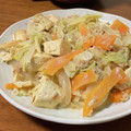 まなポコ's cooksnap of when they made 豆腐とツナと野菜のマヨネーズ醤油炒め.