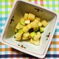 チェックのミニくま's cooksnap of when they made 簡単一品＊かぶときゅうりのピリ辛.
