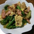 ramieru's cooksnap of when they made スティックセニョールウインナーの卵炒め.
