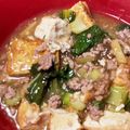 白虎野の娘's cooksnap of when they made チンゲン菜と厚揚げ豆腐のそぼろあん.