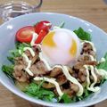 ヒ～ロ's cooksnap of when they made ランチプレートに♪ カフェ風な照り豚丼☆.