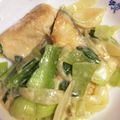 ちゃぎー's cooksnap of when they made 鮭とチンゲン菜のクリーム煮.
