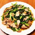 ピプチ's cooksnap of when they made 農家の大根葉炒め.