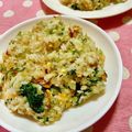 ☆★ひよこ★☆'s cooksnap of when they made ほうれん草と鮭のチャーハン.