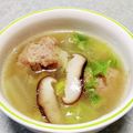 こむぎぱくぱく's cooksnap of when they made ☆肉団子と白菜のとりがらスープ☆.