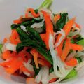 kyootan's cooksnap of when they made 捨てちゃダメ～！大根の葉の浅漬け.