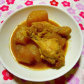 ☆★ひよこ★☆'s cooksnap of when they made 手羽元と大根の甘辛味噌煮　（圧力鍋使用）.