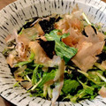 ばたみそーぱん☆'s cooksnap of when they made 水菜と海苔の韓国風和え物.