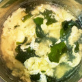 rietles☆'s cooksnap of when they made 卵とわかめのふわふわ中華スープ.