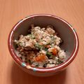 もんしゅしゅ's cooksnap of when they made 春菊とにんじんの白和え.