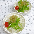 ゆづキッチン's cooksnap of when they made 水菜と大根としらすのサラダ.