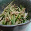 菜乃果's cooksnap of when they made ✿ささみと胡瓜のわさび醤油和え✿.