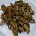 びっくぽんた's cooksnap of when they made 豚こま玉ねぎ茄子の時短スタミナ炒め.