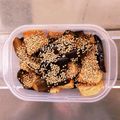 ハローキティ！！'s cooksnap of when they made ナスとサラダチキンの韓国風和え物.