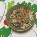 おはなすき's cooksnap of when they made 娘が作るもやし温サラダ.