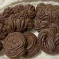 クックハムスター⭐️'s cooksnap of when they made サクほろ！ココアの絞り出しクッキー.