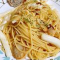 レモンティー's cooksnap of when they made 帆立とイカのワンパンペペロンチーノ.