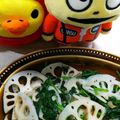 どむぞうくん's cooksnap of when they made 【食感◎】ほうれん草とレンコンの中華炒め.