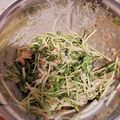 きょろ222's cooksnap of when they made 大根と水菜サラダ梅肉マヨ.