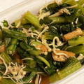 かとりーな♪'s cooksnap of when they made かぶの葉とえのきの煮浸し.