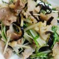 ブりゃん's cooksnap of when they made 塩昆布で♪水菜と豚肉のあっさり煮.