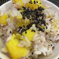まろまろん♡'s cooksnap of when they made 安納芋でさつまいもご飯♡雑穀米もプラス.