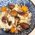 yokon☆'s cooksnap of when they made 秋ご飯♪栗と薩摩芋の炊き込み飯✿.