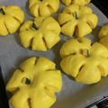 Minnie･∀･★'s cooksnap of when they made ○ｏステキイロなかぼちゃのパンｏ○.
